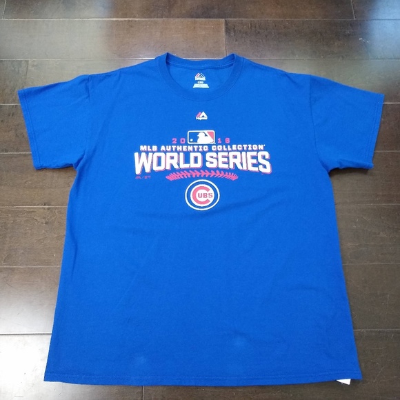 majestic cubs world series shirt